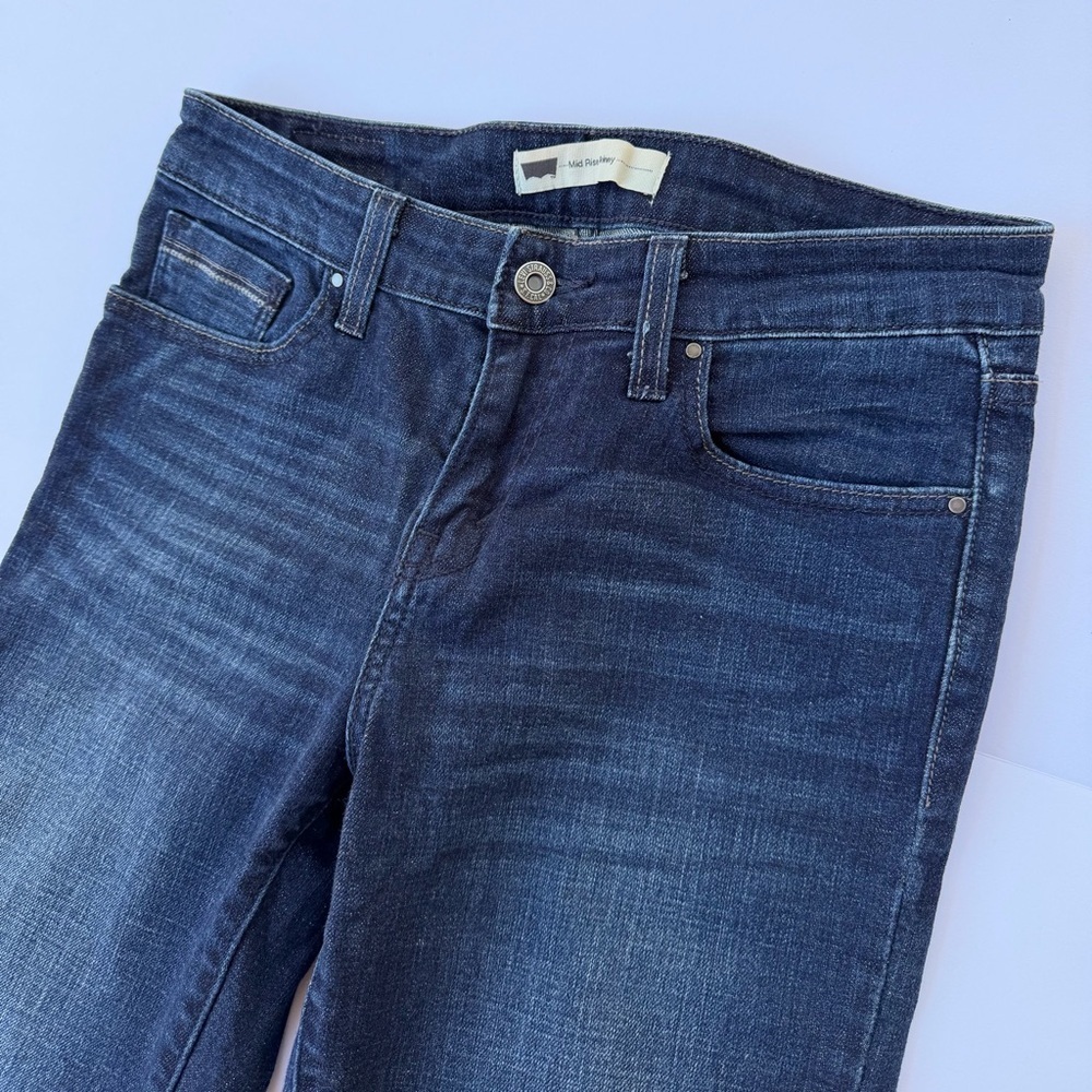 Woman’s Levi’s Mid Rise Skinny Denim Jeans Size 4M​​ - Picture 2 of 11